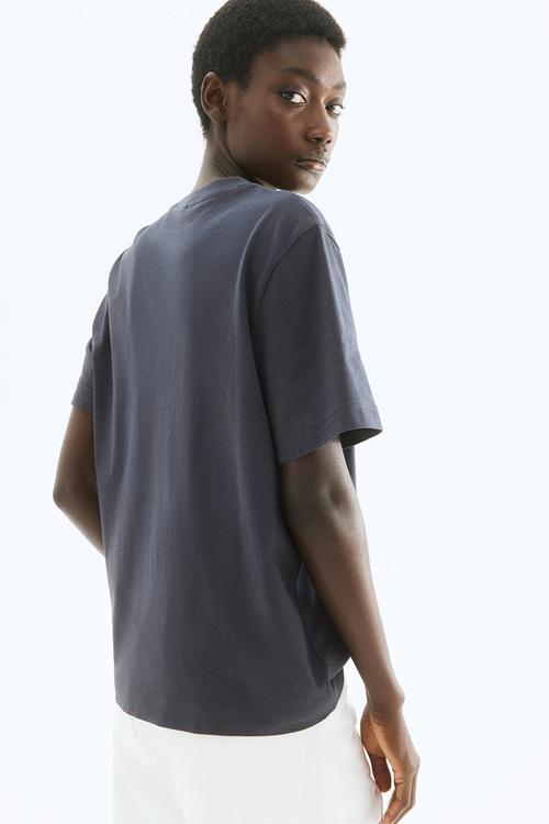 Printed t-shirt - dark grey cannes