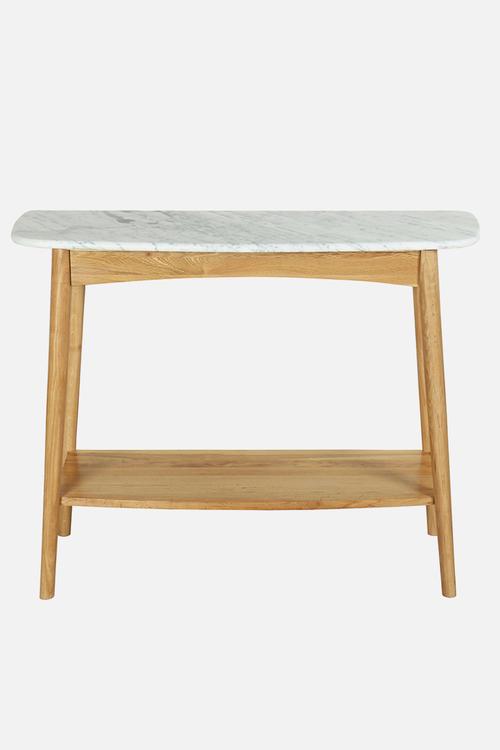 Oia marble console table