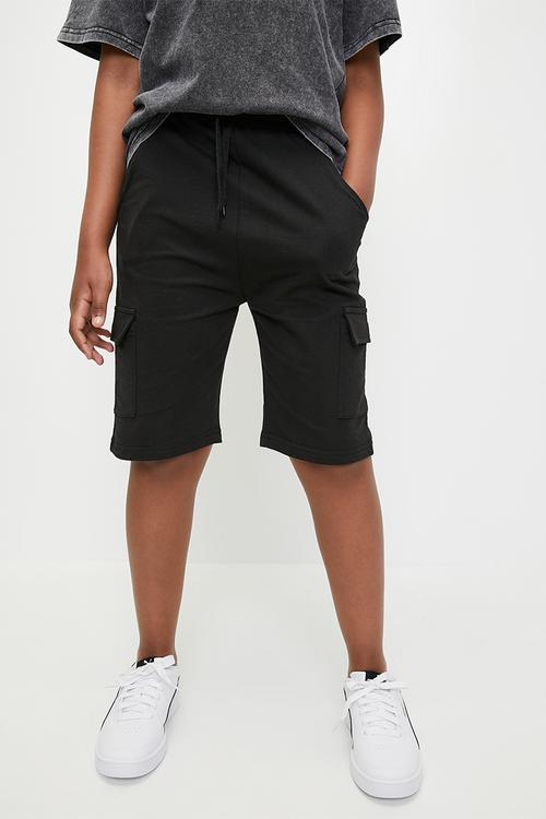 Utility shorts - black