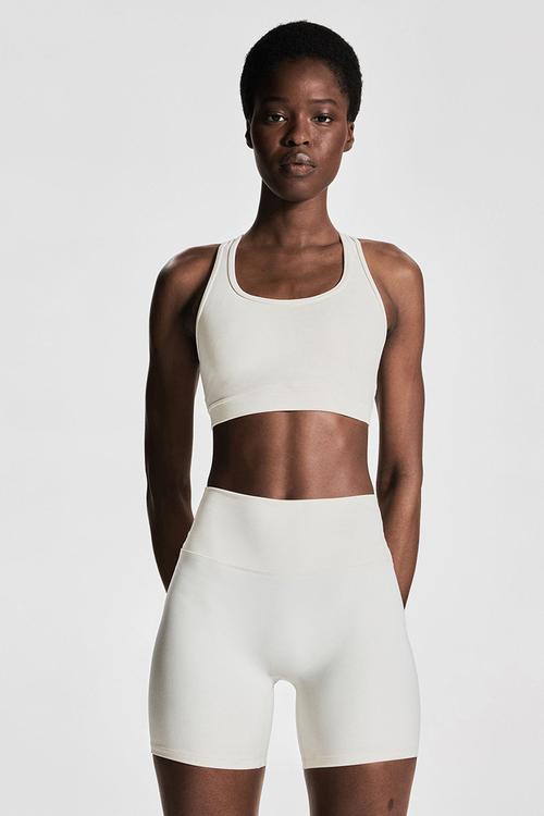 Sports cycling shorts with softmove™ - white