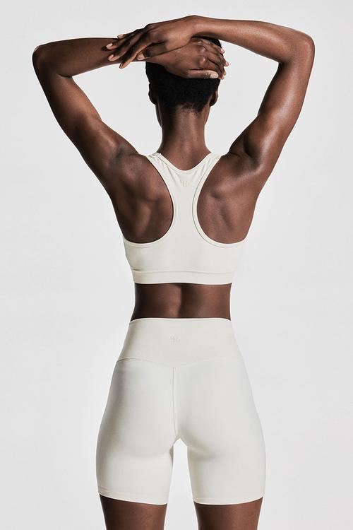 Sports cycling shorts with softmove™ - white