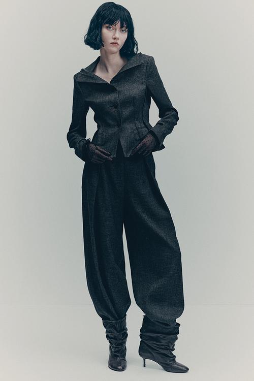H&M Studio: Wool-blend blazer - grey