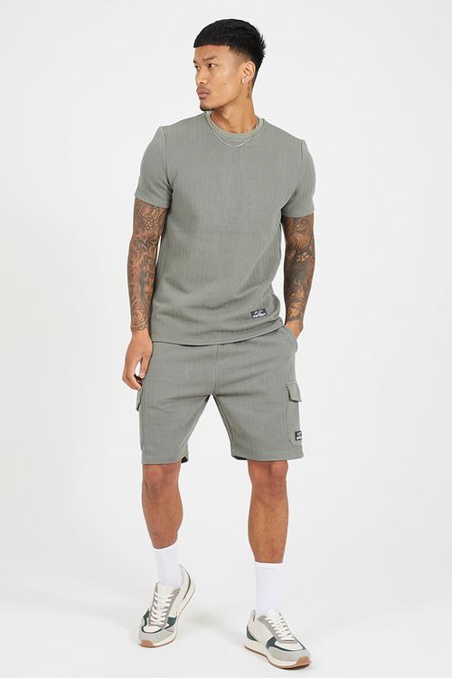Crew Neck T-shirt  - Washed Sage