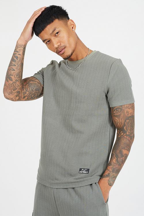 Crew Neck T-shirt  - Washed Sage