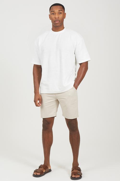 Oversized Fit T-shirt - Cream
