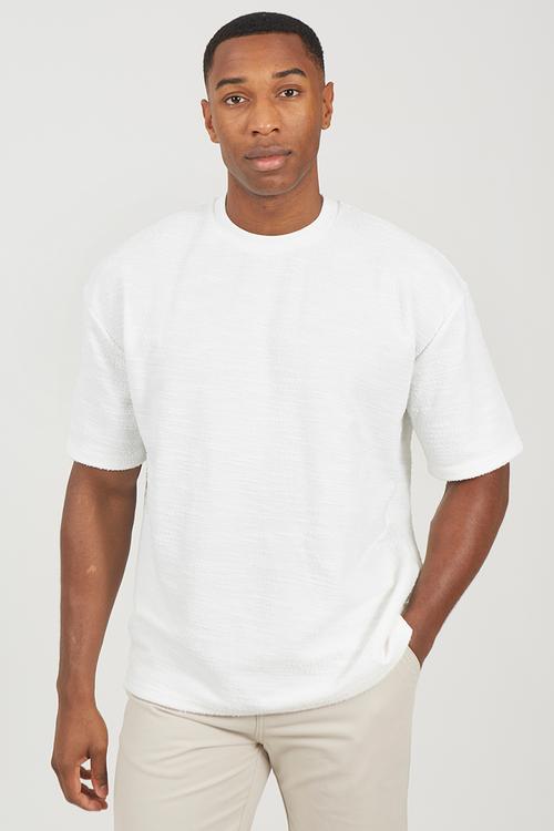 Oversized Fit T-shirt - Cream