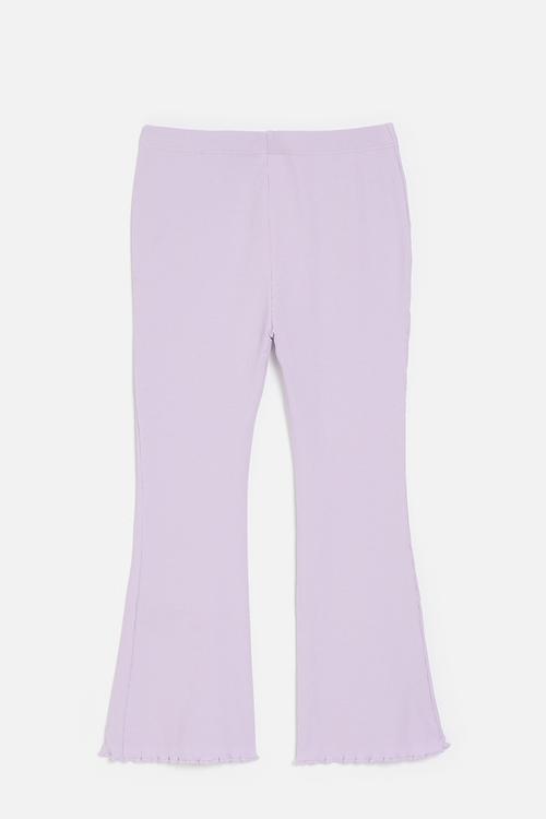Flared leggings - purple