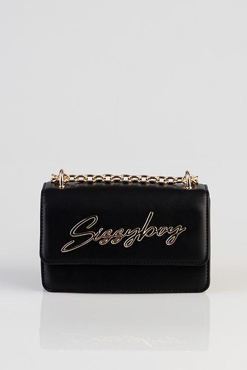 Slay fest structured crossbody - black