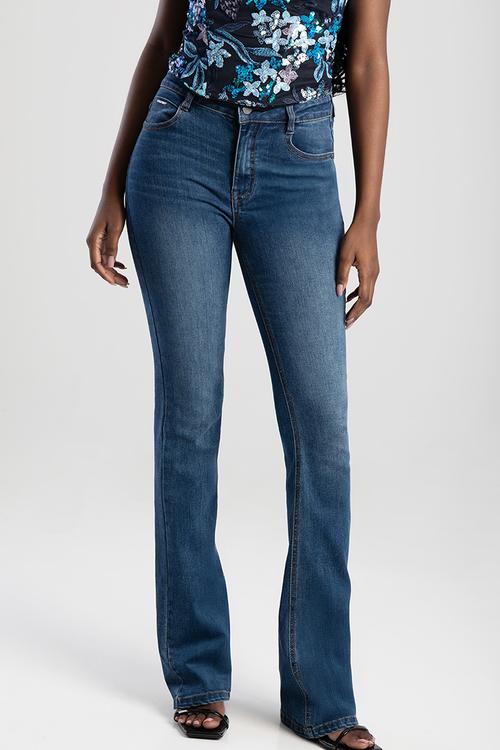 Leah : Mid-waist Bootleg - Med Vintage