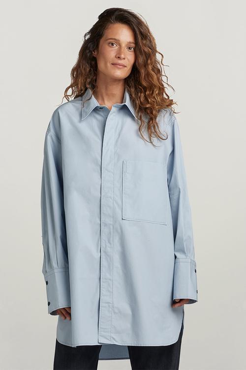 Oversized Boyfriend Shirt Wmn - Faze Blue