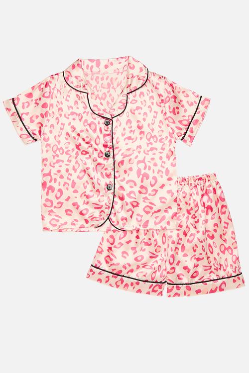 Leopard print pj set - multi
