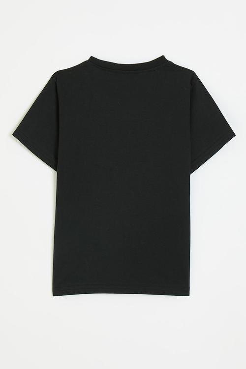 Printed tee - black