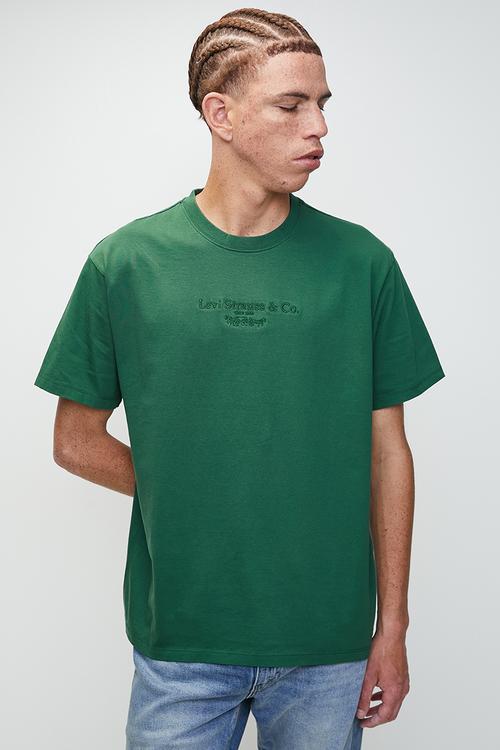 Vintage Fit Graphic Tee - Archival 2Hp Tee 1 Dark Green Graphic