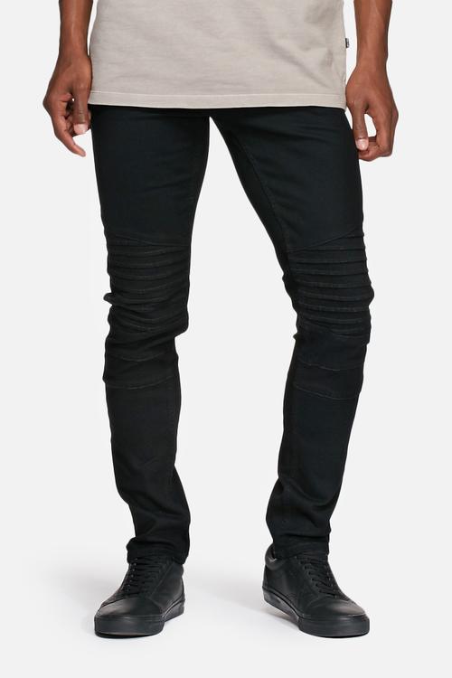 Loom slim biker denim