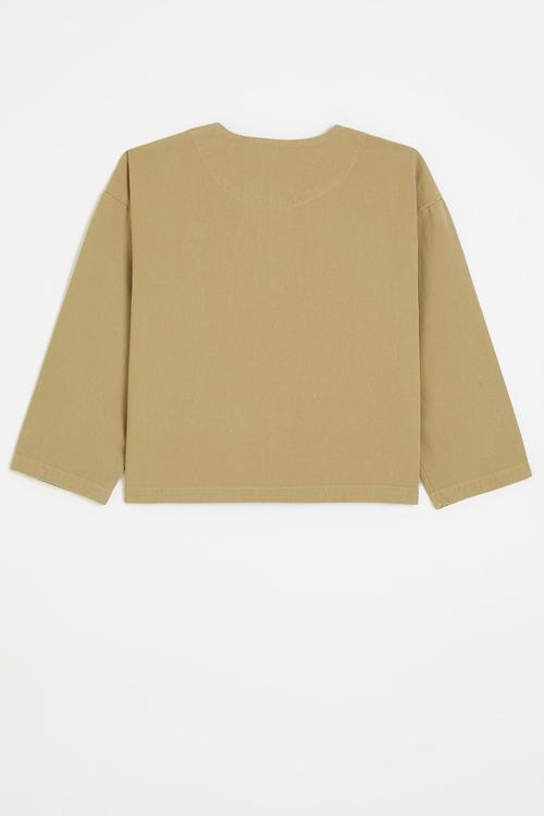 Cocoon jacket - tan