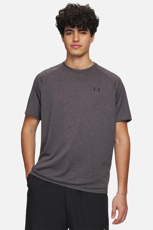 UA Tech 2.0 SS Tee - Carbon Heather & Black