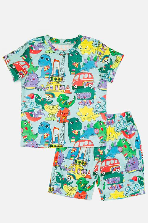 Printed pj set  - multi