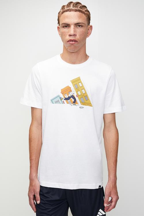Doodle Skate Tee - White