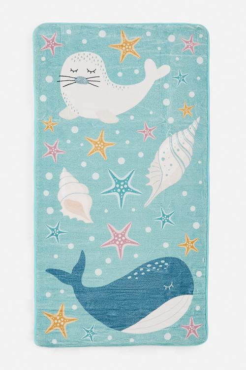 Under the sea rug - Blue