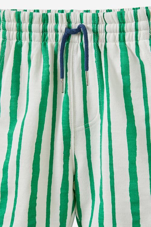 Henry slouch short - island green/vanilla rough stripe