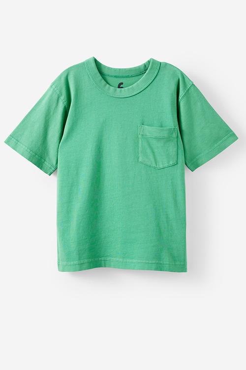 The essential short sleeve tee - island green wash
