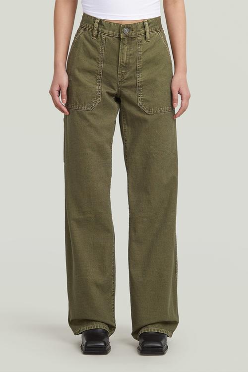 Judee Carpenter Loose Jeans Wmn - Khaki