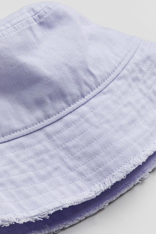 Twill bucket hat - lilac