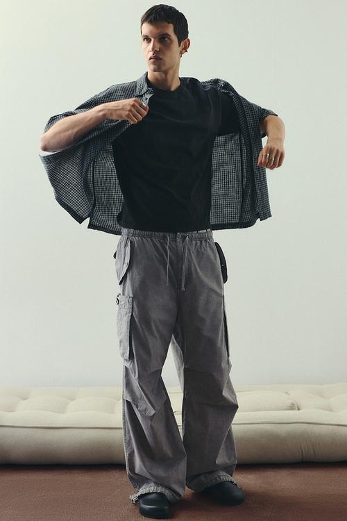 Oversized fit T-shirt - black