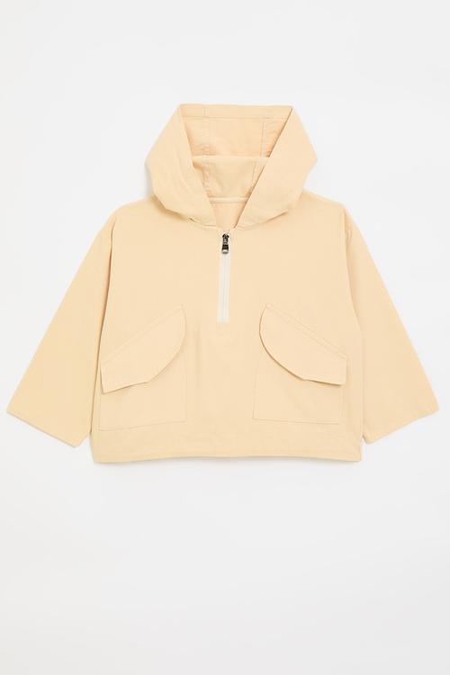 Hooded jacket - neutral