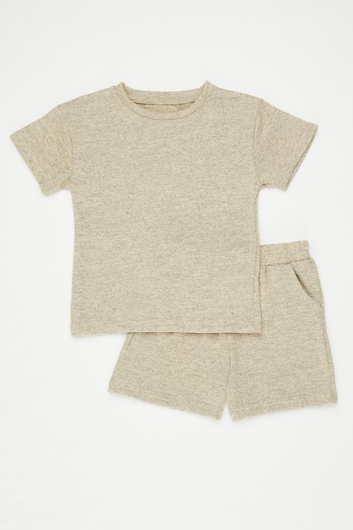 Melange lounge set - blanched almond