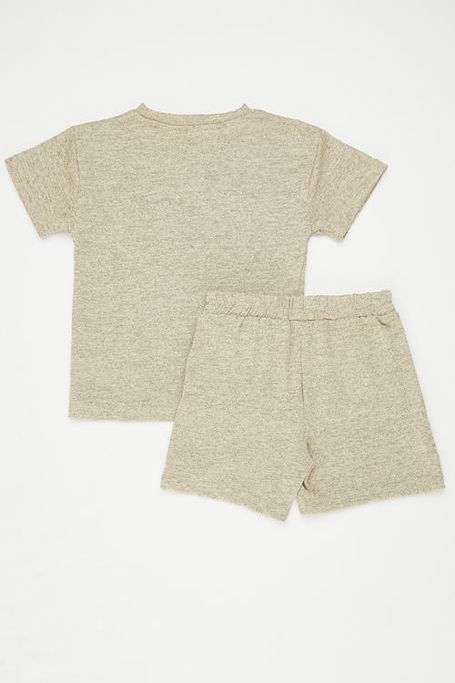 Melange lounge set - blanched almond