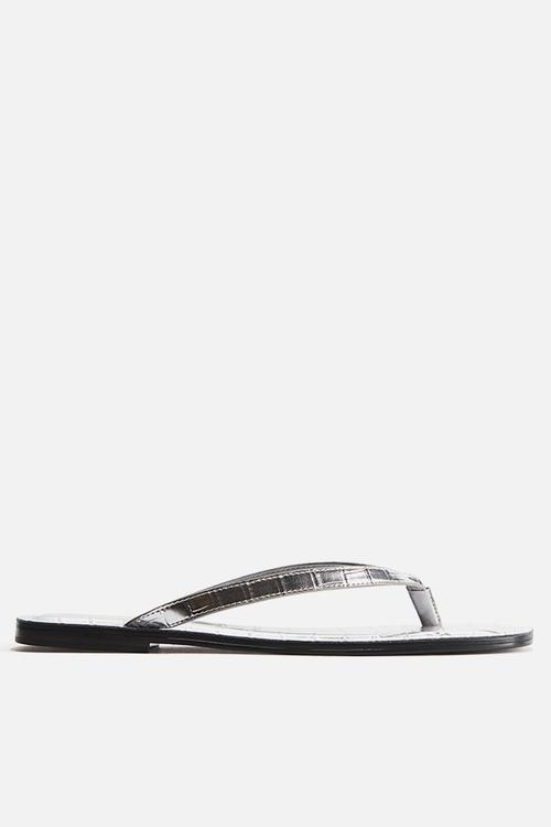 Flip-flops - silver-coloured