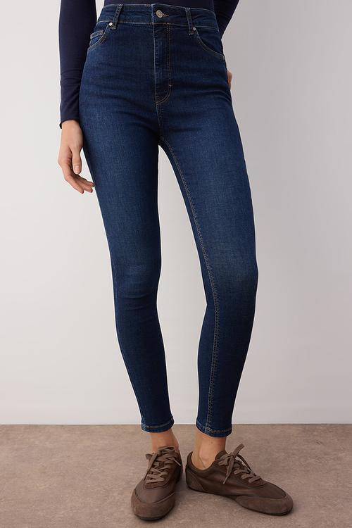 High Waist Skinny Jean - Blue