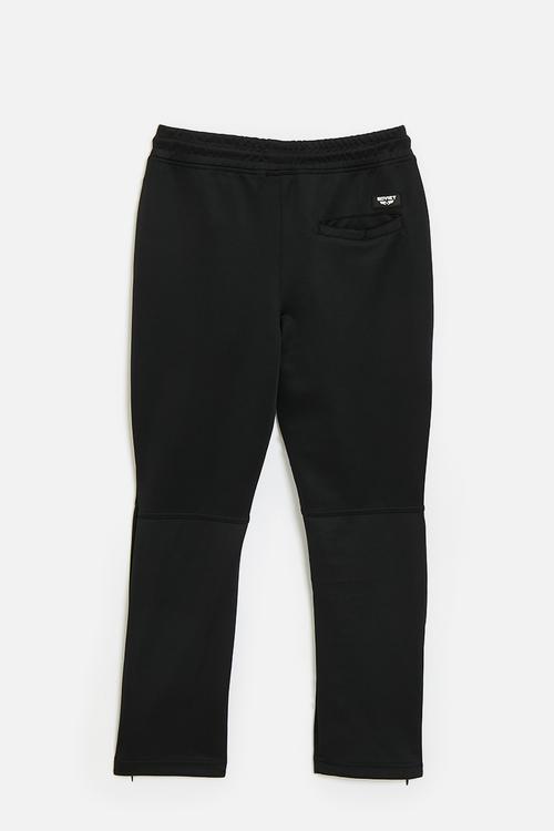 Boys fashion track pant - black