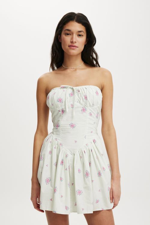 Saskia mini dress - grace rose mint