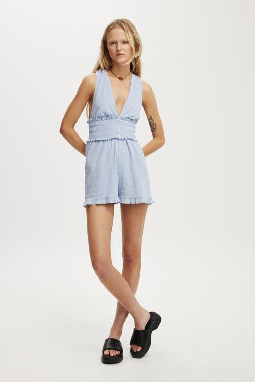 Paloma playsuit - romeo blue