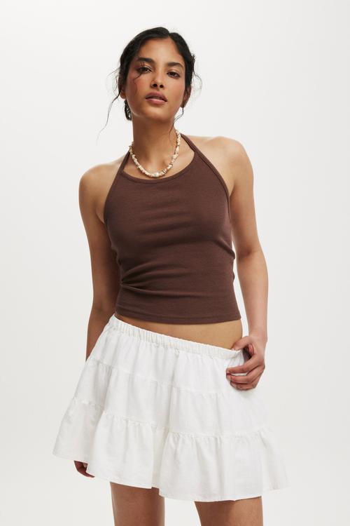 Haven mini skirt - white