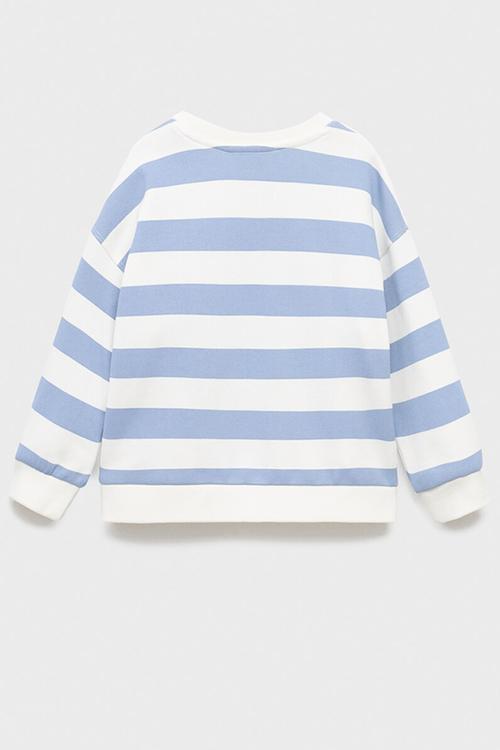 Sweatshirt rayas - medium blue