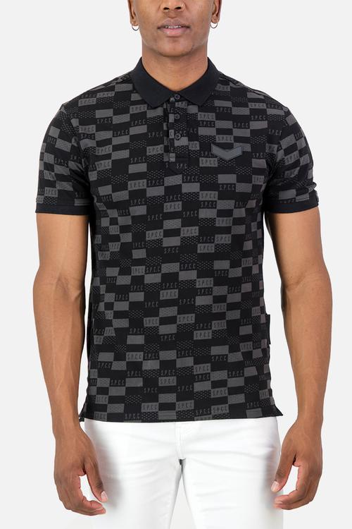 Digi camo polo - Blue