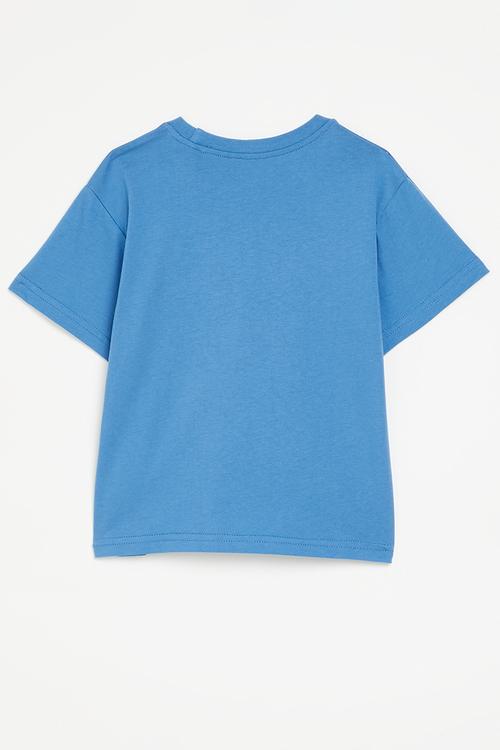 Croc graphic tee - sky blue/cool!