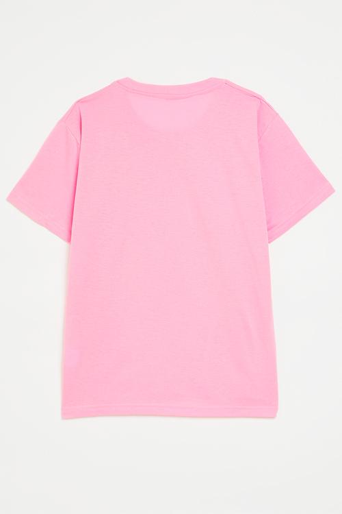 Slogan tee - pink fraud/sassy soul