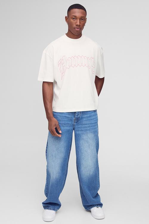 Baggy Rigid Jean in Light Blue - Light Blue
