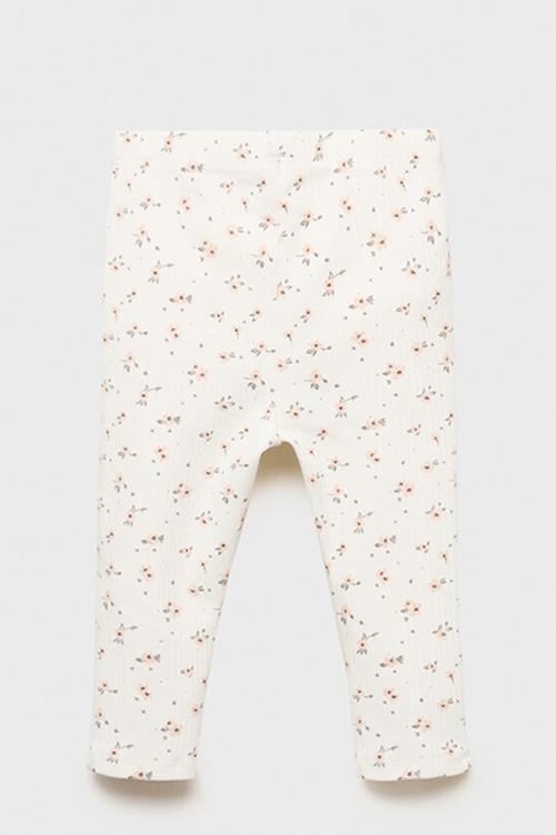 Leggings floral - natural