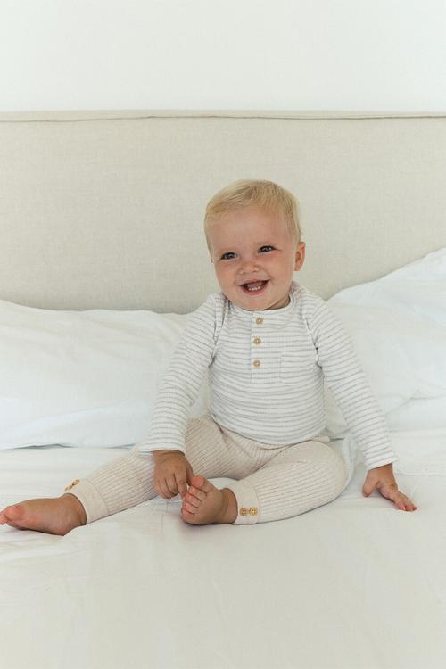 Leggings oxford - light/pastel brown