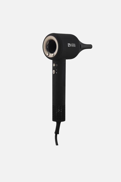 Aria E9 Low Noise Professional Hair Dryer - Black
