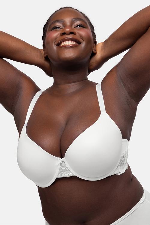 Plus adele light padded demi - white