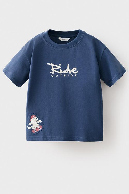 T-shirt perro - dark blue