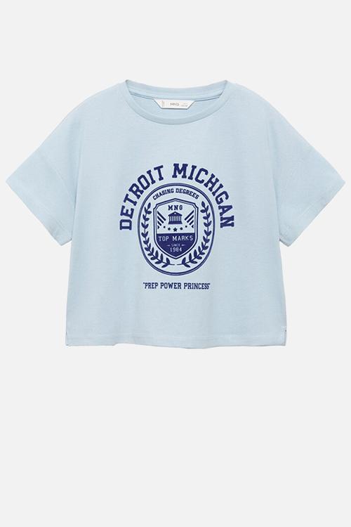T-shirt city - light pastel blue