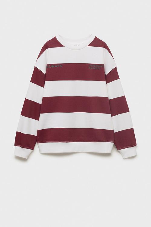 Sweatshirt striblo - dark red