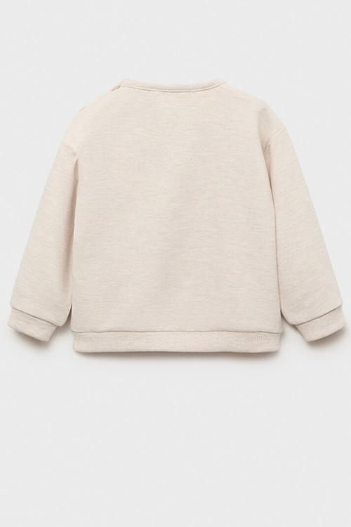 Sweatshirt LION - Light Pastel Brown